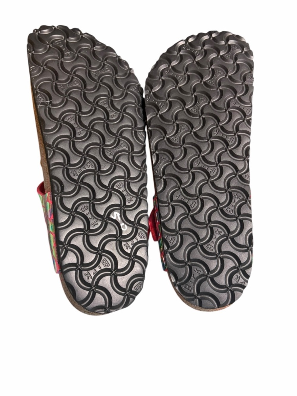 Birkenstock Pink Iridescent T-Strap Sandals - Picture 10 of 10